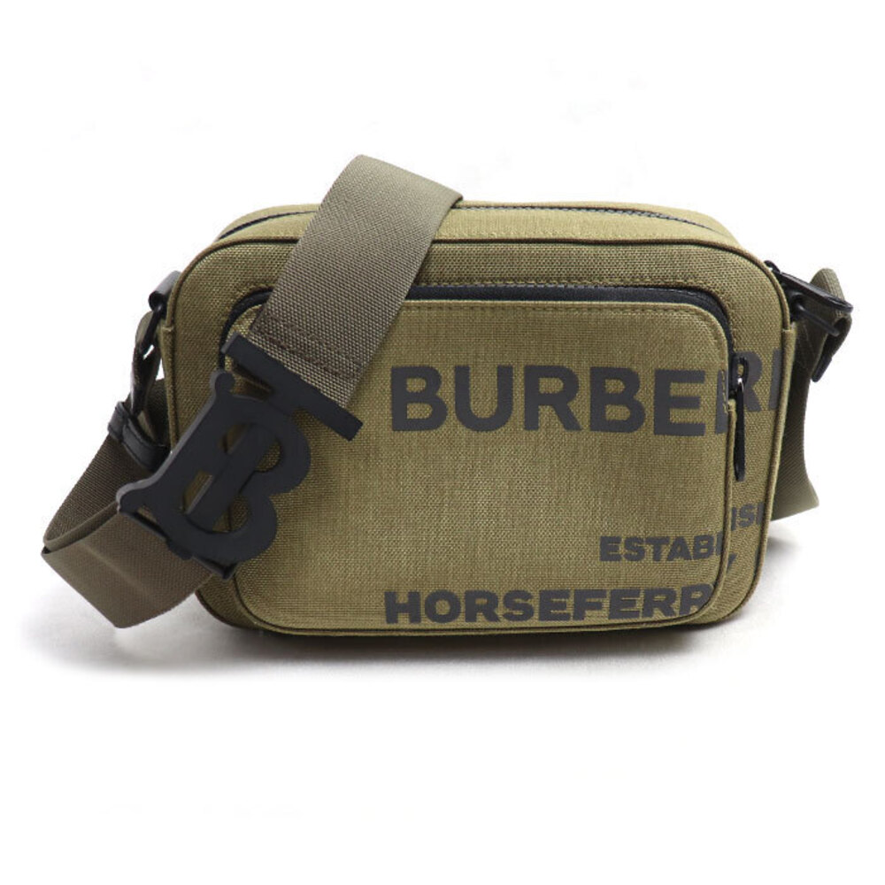 BURBERRY Horseferry Camera Bag Shoulder Khaki Green
